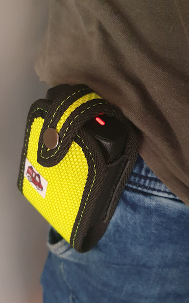 „Zwiesel“ Tasche für FME Motorola TPG2200 in blau mit Clip